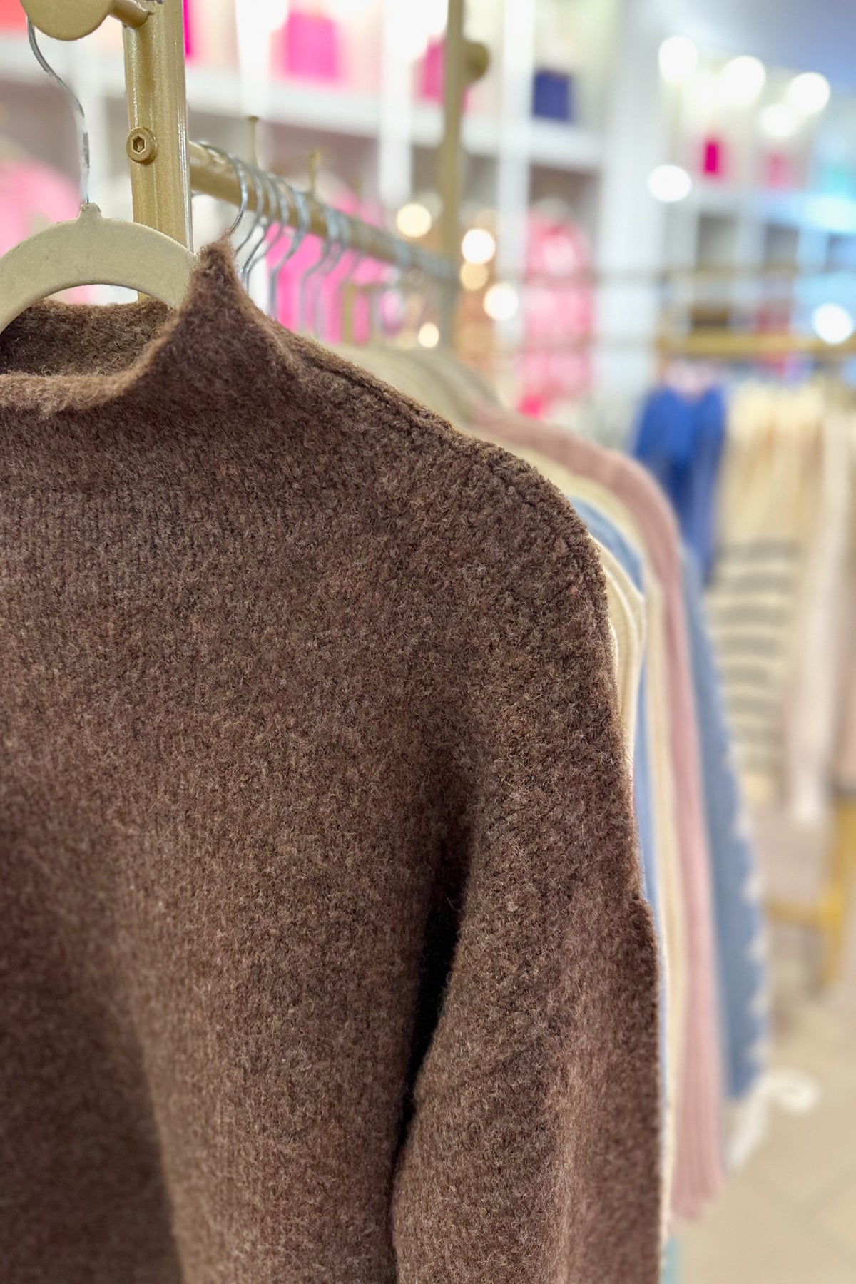 Brown Soft Knit Sweater