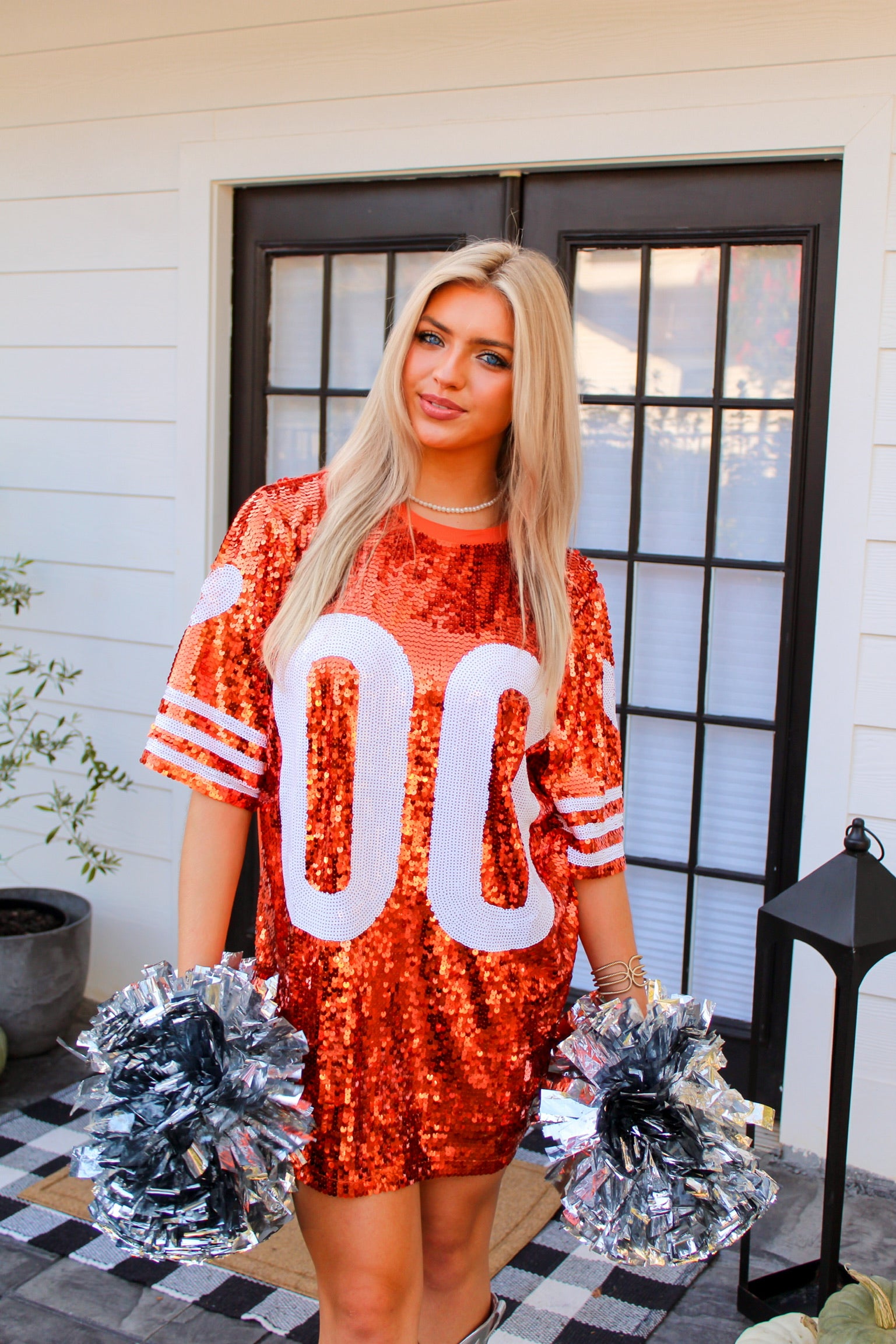 Sequin football outlet jersey dress