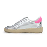 Denisse Washed Silver Pink Vintage Havana Low Top Sneaker