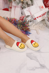 Santa Happy Face Slippers