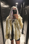 Mob Wife Mentality Animal Print Faux Fur Jacket