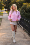 Bubblegum Pink Soft Knit Sweater