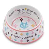 Cute Pastel Pattern Dog Bowl