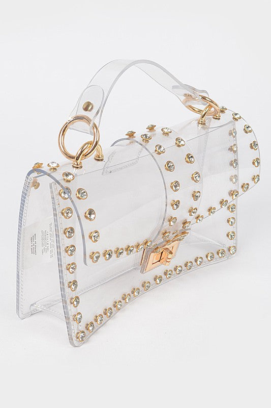 Small Clear Crossbody Bag Upcycled Webbed GG PREORDER – KISMET