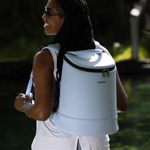 Corkcicle Eola Bucket Bag Cooler-Periwinkle