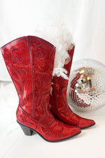 Disco Cowgirl Metallic Pink Cowboy Boots - Shop Kendry Collection