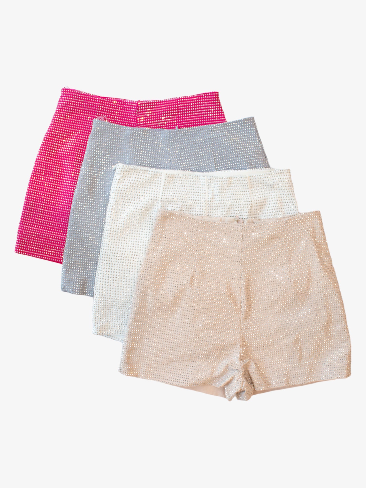 Magenta Pink Tie Waist Paper Bag Shorts - Kendry Collection Boutique