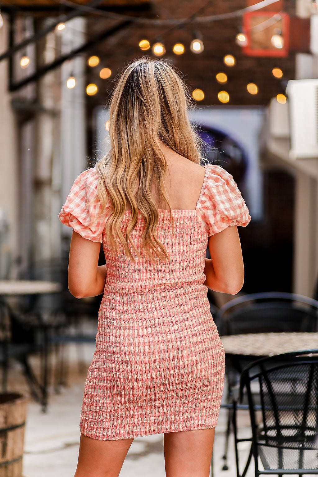 Glamorous gingham outlet dress