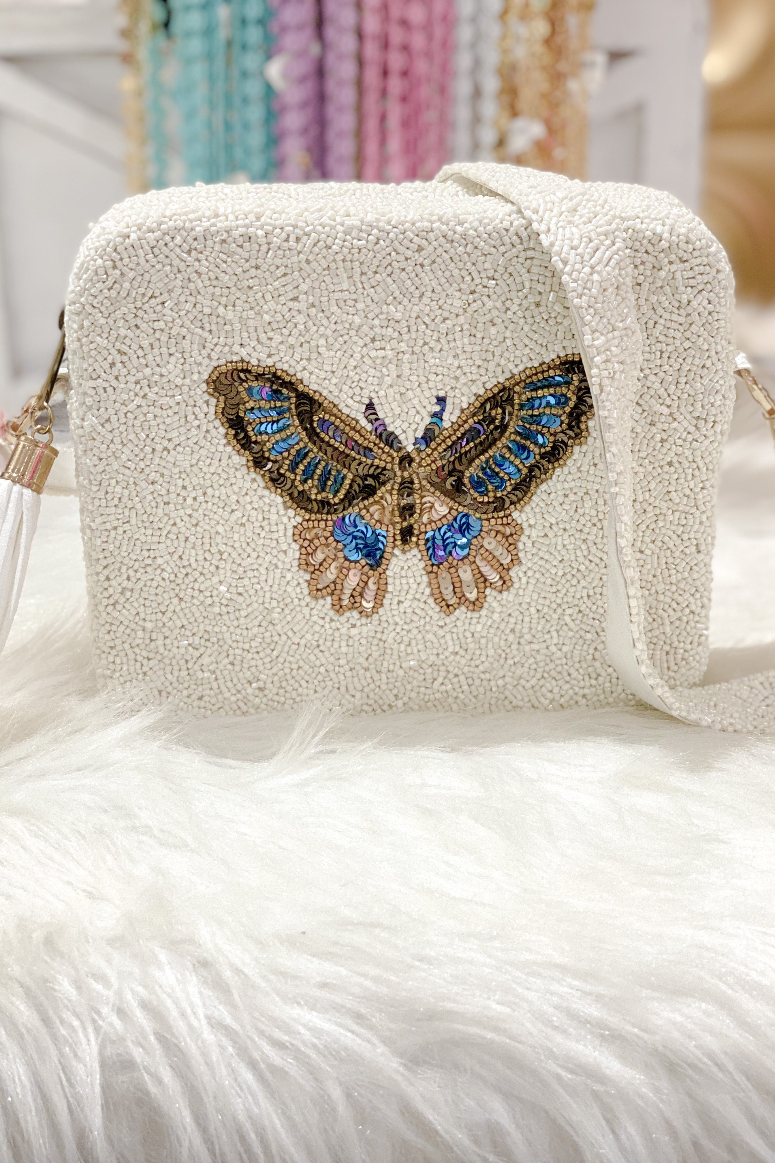 Designer butterfly purse best sale