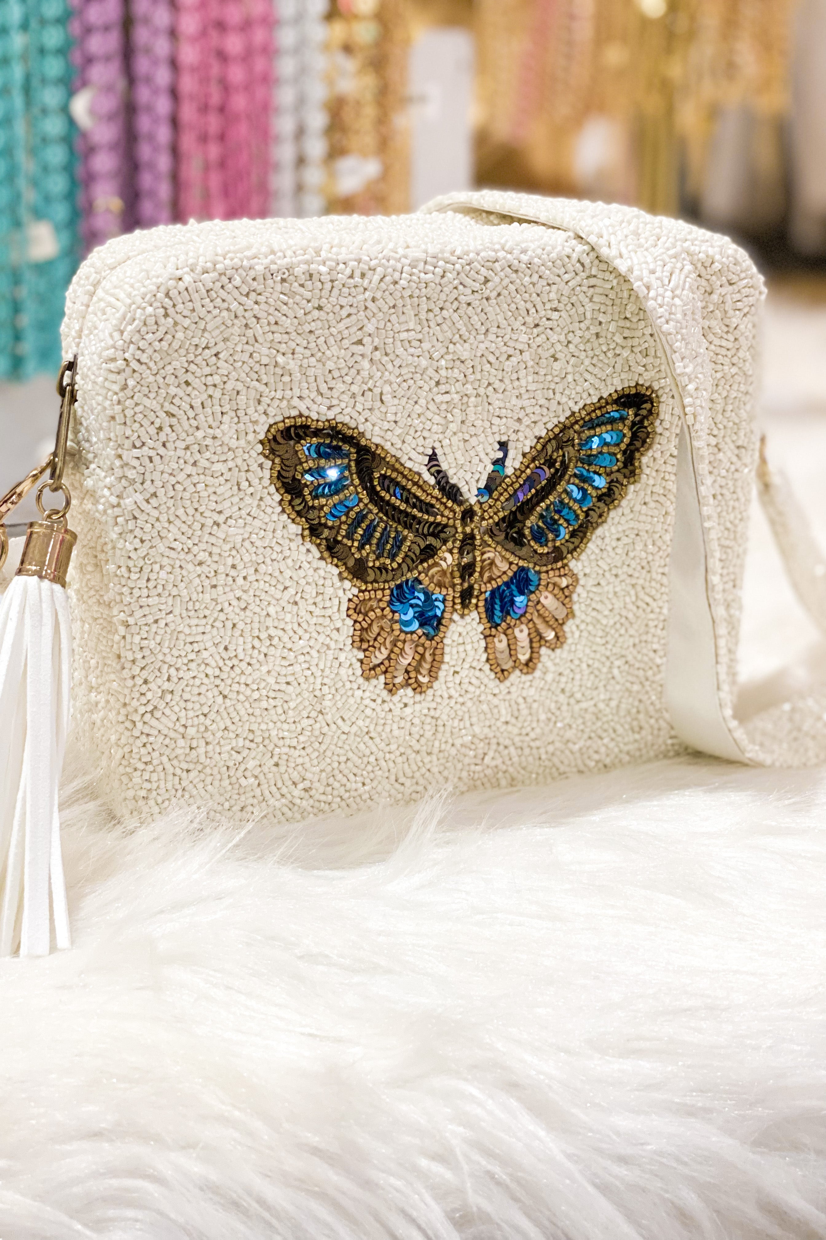 MISASHA Black Butterfly Design Crystal Rhinestone Trendy Mini Top Handle  Satin Clutch Handbag, Cute Glitter Evening Purse for Women and Girls, Pink  : Amazon.in: Fashion