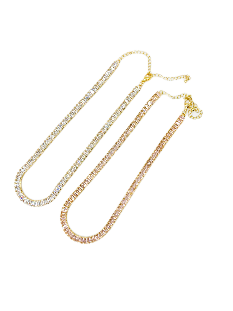 Lauren Kenzie Baguette Necklace