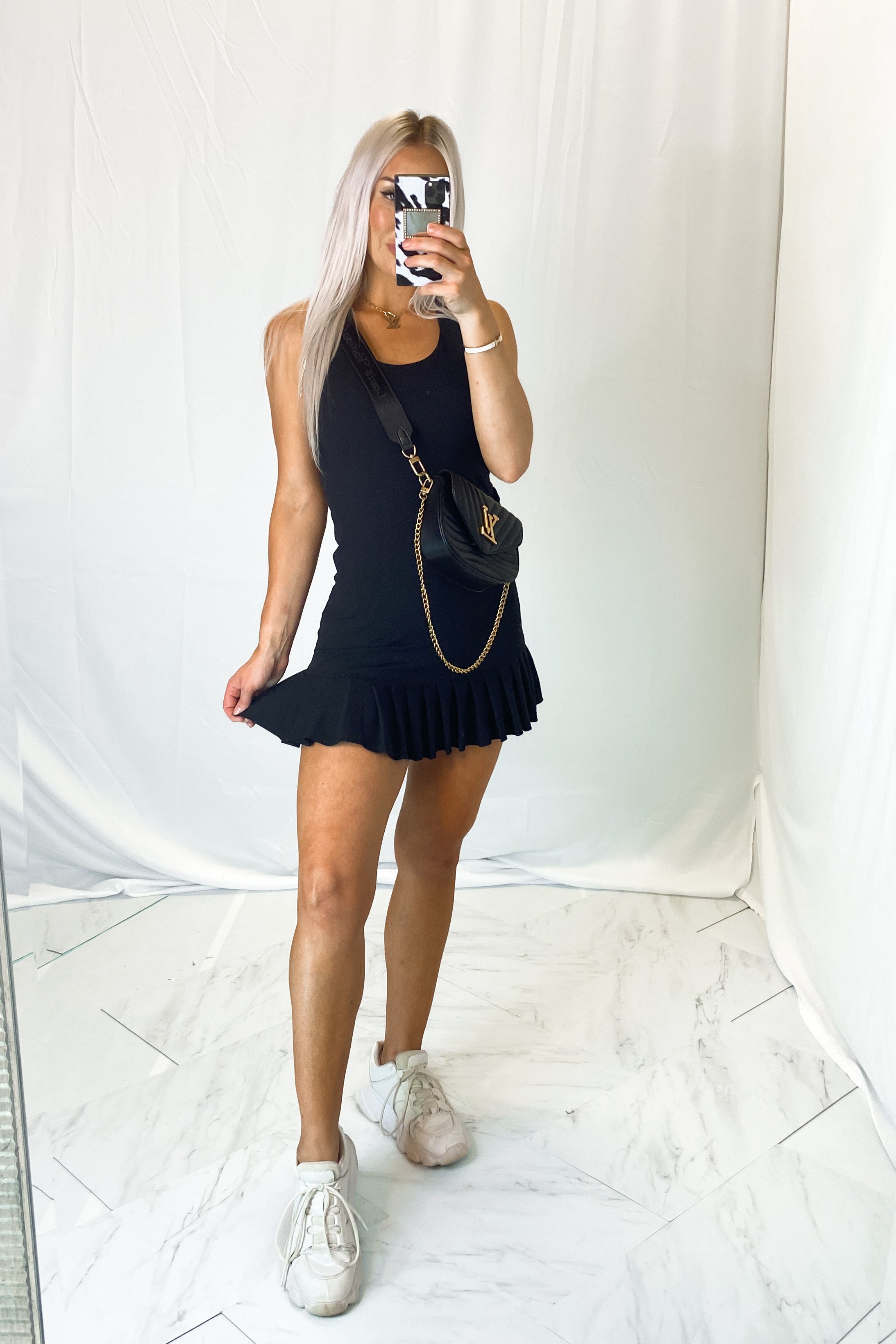 Black clearance racerback dress